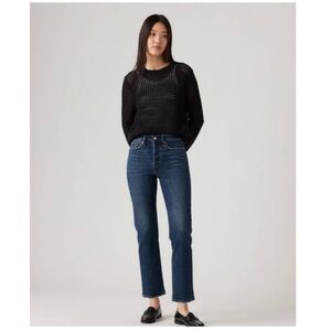 EUC Levi’s Wedgie Straight Ankle Jeans